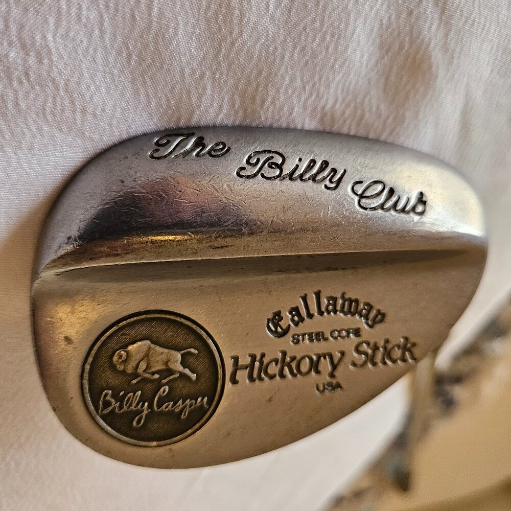 Rare! Vintage Callaway Billy Casper Hickory Stick wedge - "The Billy Club"